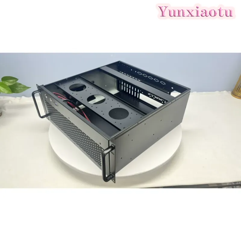 8 Gpu 4U Server Chassis - 4U-Servergehäuse, EATX-Mainboard 8-Slot-Gehäuse, 360-Wasserkühlung für RTX4090-GPU,