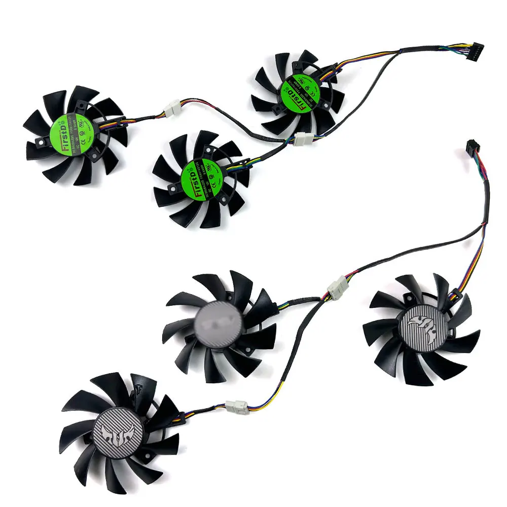 Rx 5700 Xt 8Gb Video Card - NEUER Kühlventilator 75mm 7-Pin FD8015U12D PLA08015S12HH