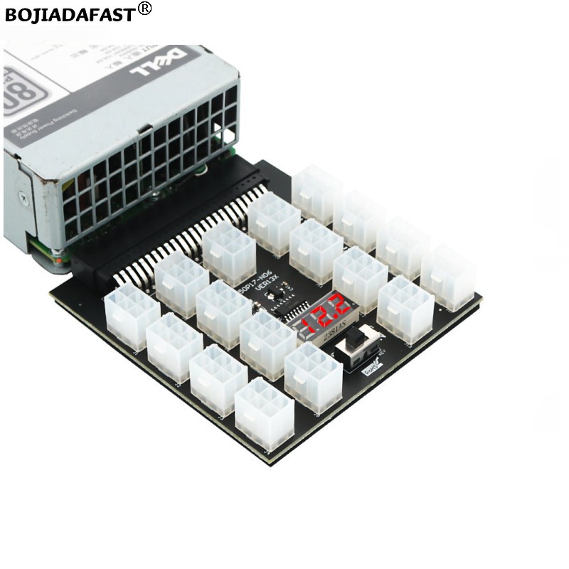 17 * PCI-E 6-Pin-Anschluss Ser – 2400W Server Psu Breakout Board Bewertung und Preis